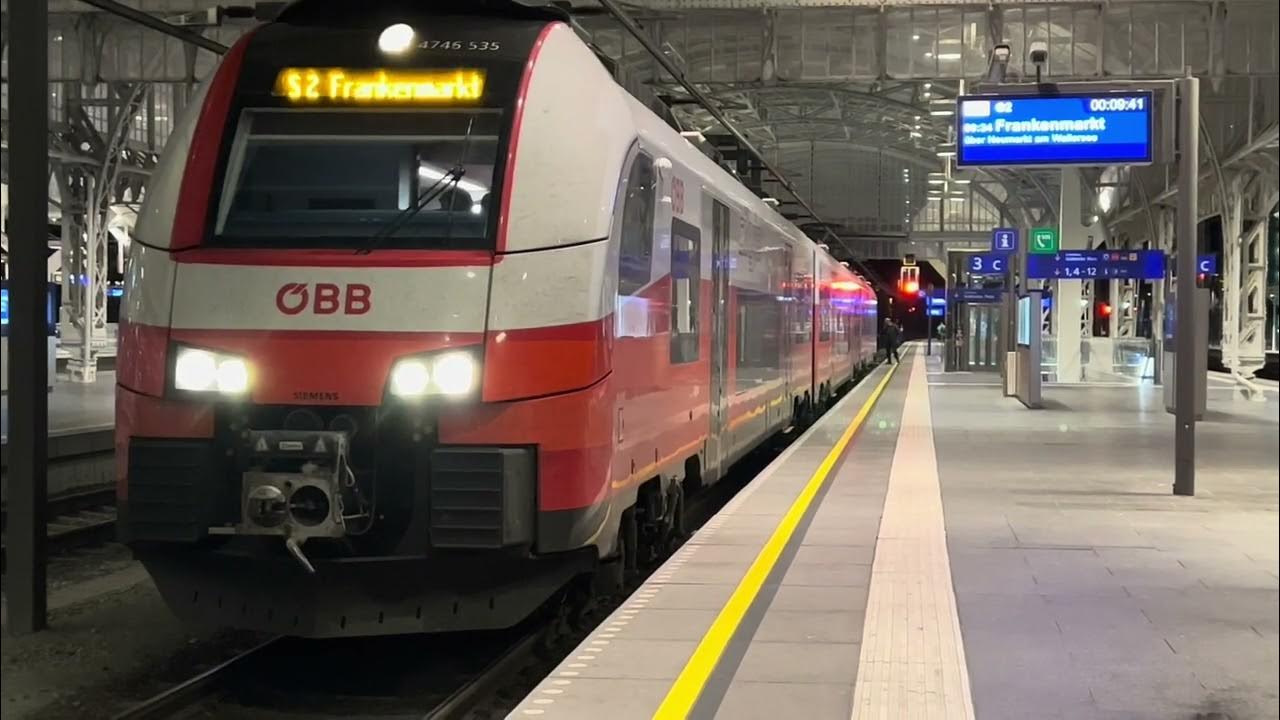 München Hbf Salzburg Hbf Nachts Wien Hbf und Salzburg Hbf Tag. Mit dabei war ÖBB/BRB/ÖBB