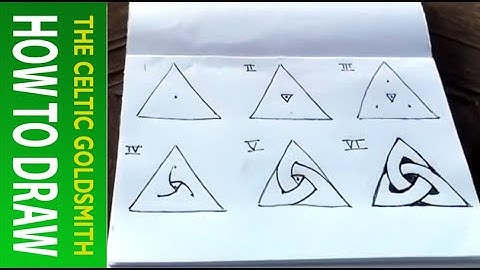 How to draw Celtic Knots 1 - The Celtic Triskele