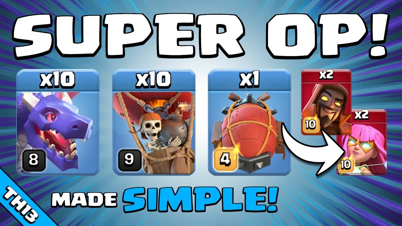 TH13 ATTACK SO STRONG WE 3 STAR A MAX TH14 BEST TH13 Attack Strategy Clash Of Clans YouTube