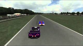 Mid-Ohio last lap battle Novis-Connor