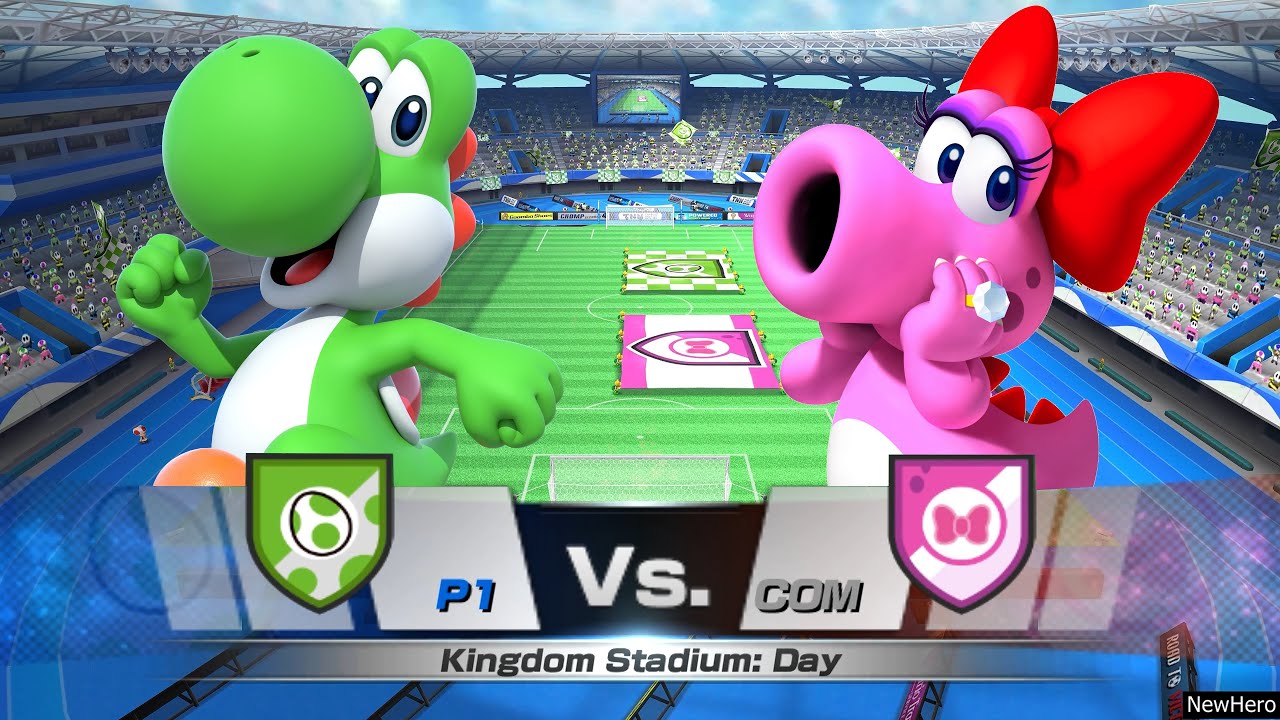 Mario Sports Superstars - Team Yoshi Vs. Team Birdo
