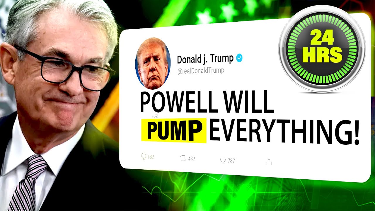 Jerome Powell Will PUMP Crypto Market in The Next 24 Hrs? (What to do!)
