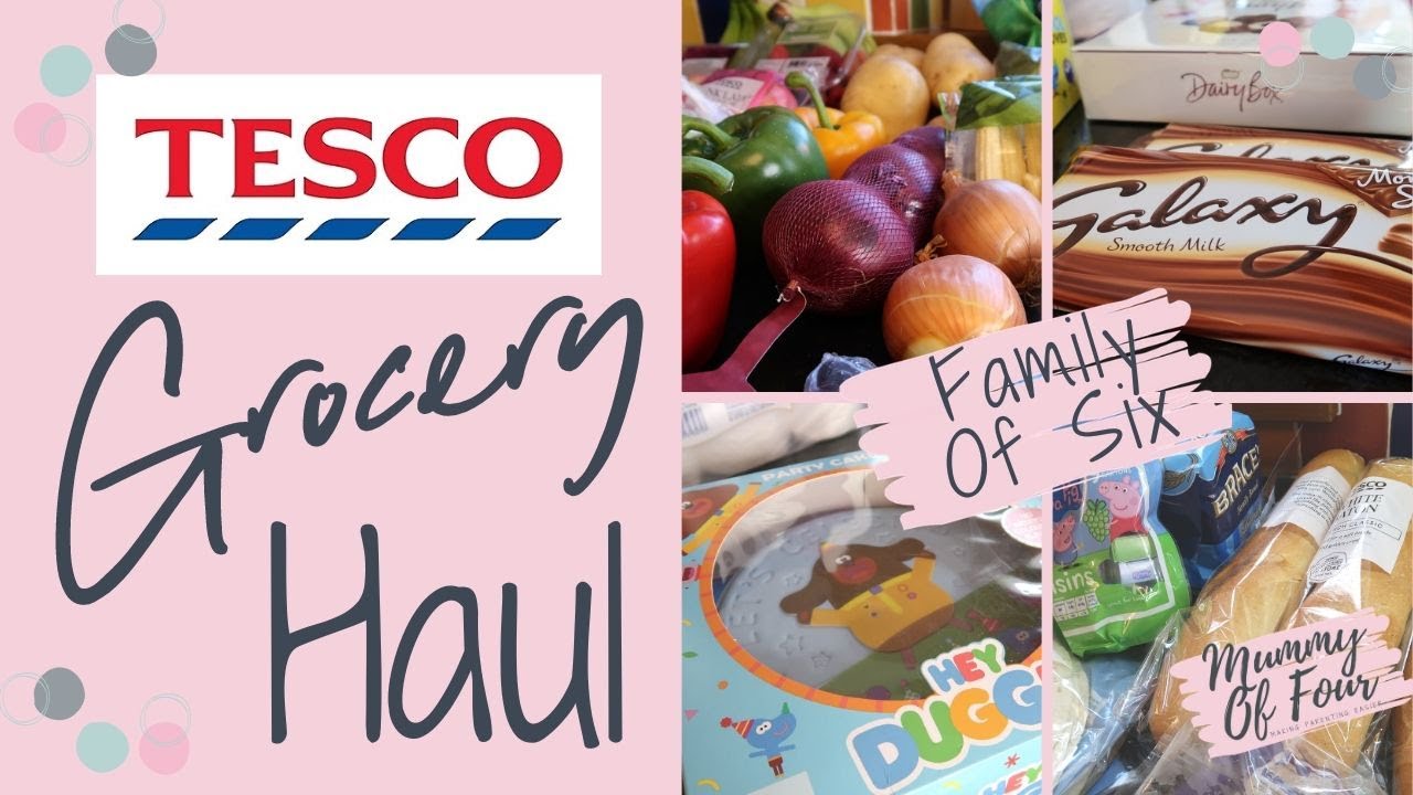 TESCO GROCERY HAUL & MEAL PLAN | WEEKLY FOOD SHOP FEBRUARY 2020 | FAMILY OF 6 | MUMMY OF FOUR UK