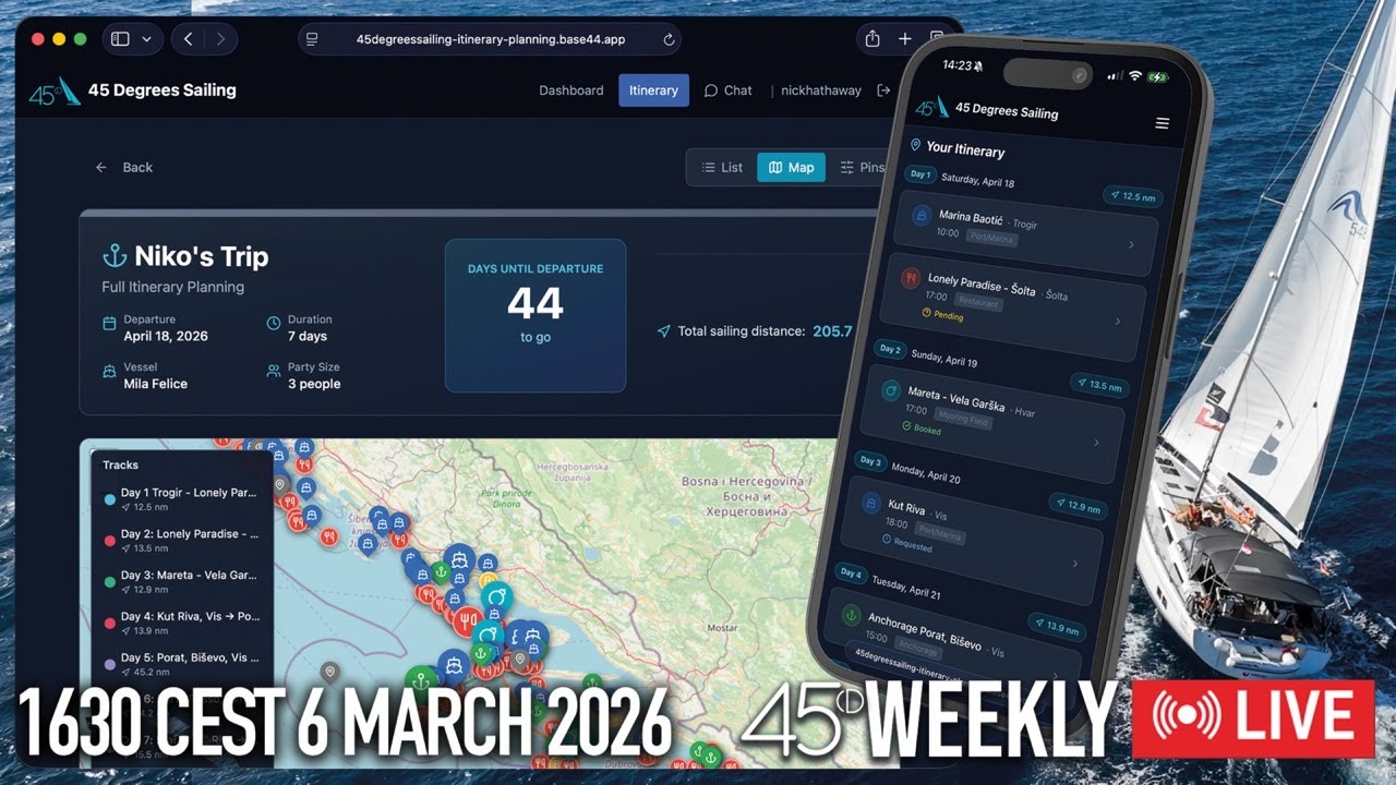 Itinerary Planning just got SEXIER! 45D WEEKLY Live