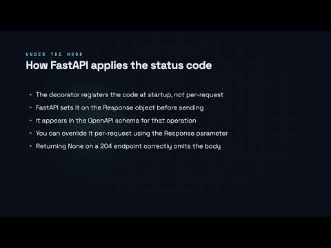 HTTP Status Codes - FastAPI for Developers