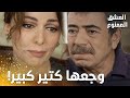 مسلسل العشق الممنوع   مقطع من الحلقة                     لميس  طلبت إذن من عدنان لتروح عالعزا  نجومي