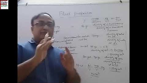 Lecture1-Fluid Mechanics-IIT JAM