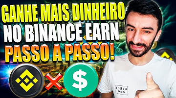 🤑BINANCE EARN! COMO FAZER STAKE NA BINANCE E GERAR RENDA PASSIVA TODOS OS DIAS!