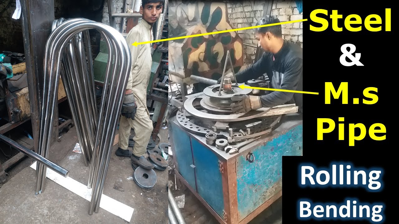 Pipe Bending Machine / Steel & Ms Pipe Rolling Bending / Round Pipe