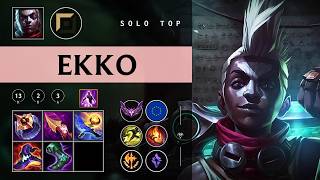 Ekko Top vs Tryndamere - EUW Master Patch 26.06