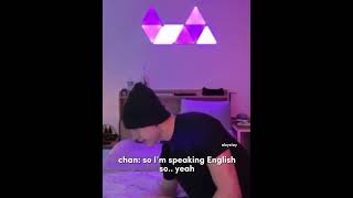 “I can speak whatever i want” Chan’s room Episode 194