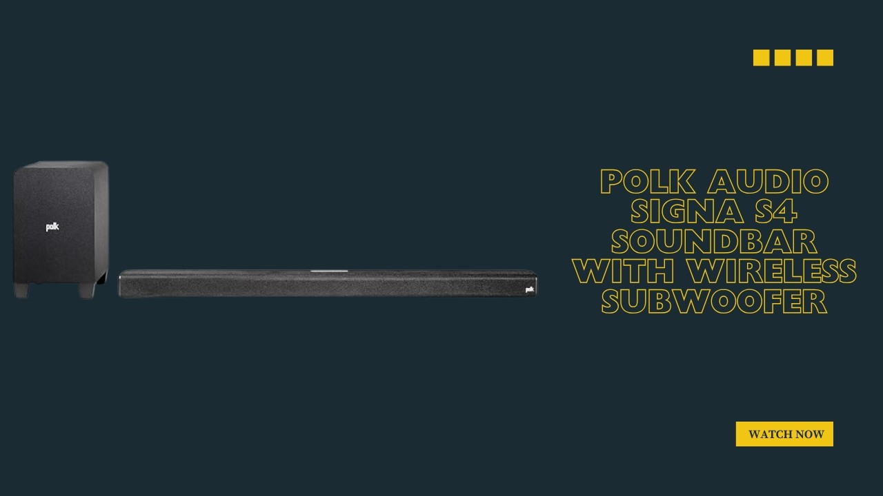 Boost Your Gaming Experience NOW — Polk Audio Signa S4 Dolby Atmos