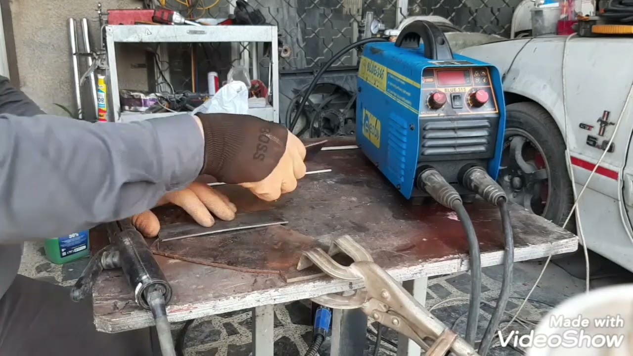 تعلم لحام الحديد بصورة جدا بسيطة وحرفية