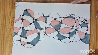 Pattern 222|how to draw pattern|zentangle pattern|zentangle|doodle pattern|colourful pattern