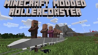 I've Build This RollerCoaster With The Exrollercoaster MOD!!