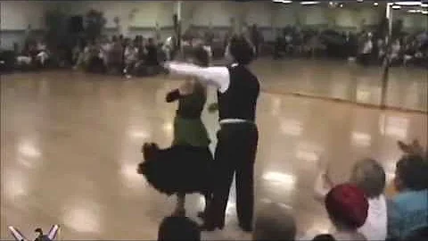 Charles Stokley dancing Waltz with Rita