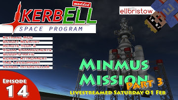 Kerbal Space Program Live! | 2.14 | Minmus Mission Part 3 | Deadly Reentry, Remote Tech, KAS