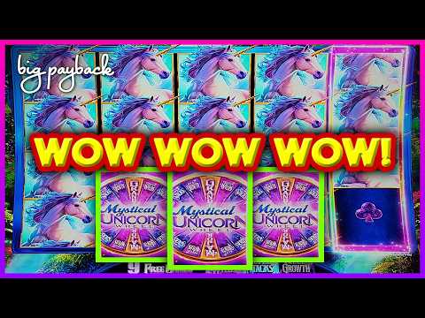 HUGE WIN on Mystical Unicorn Wheel - HOT NEW SLOT!