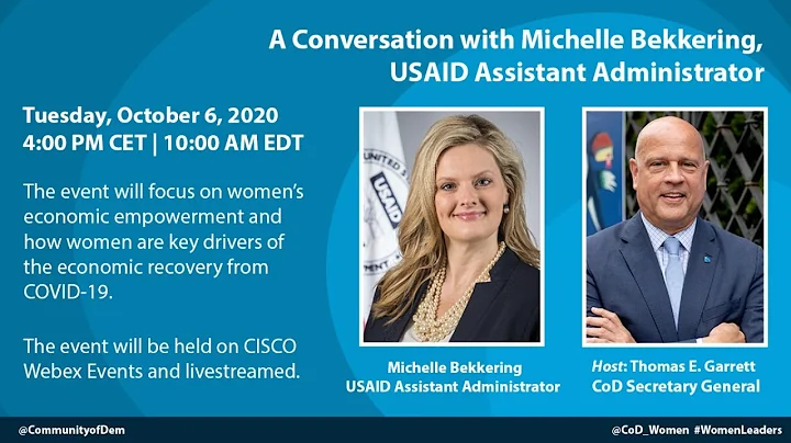 A Conversation with Michelle Bekkering, USAID Assistant Administrator