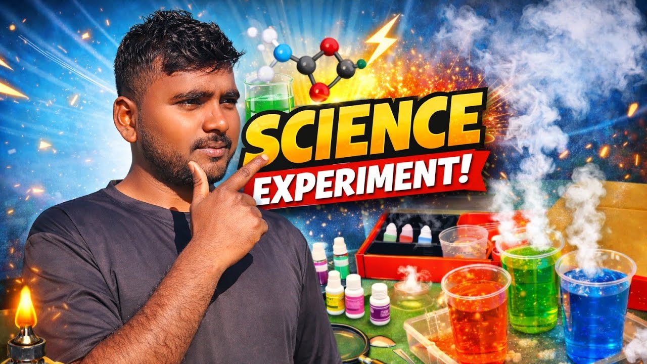 Wow Water camical science experiment ... 🧪🥼 #@RohitVlog535 
