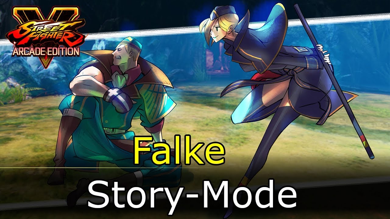Street Fighter V Arcade Edition - Falke Story Mode (Cutscenes Only)