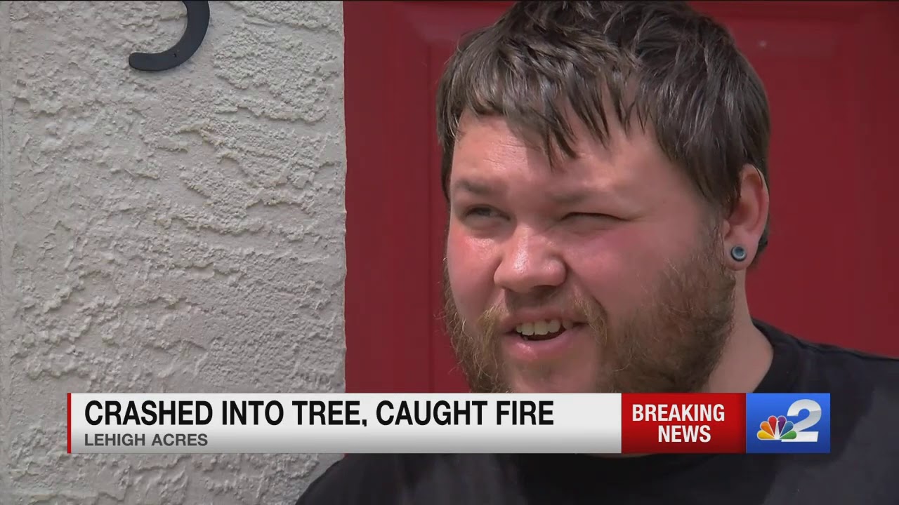 Driver dies after crashing into tree in Lehigh Acres - YouTube