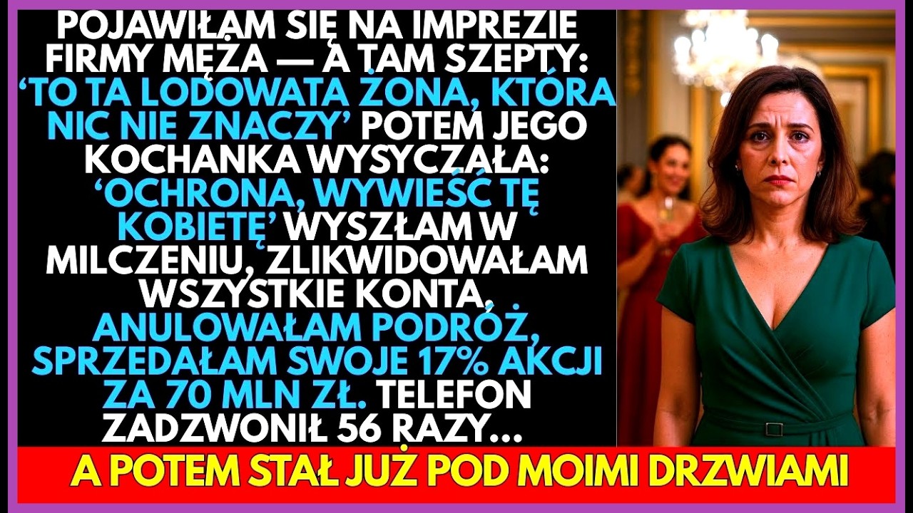 Nazwali mnie ‘BEZUŻYTECZNĄ żoną’ — więc odwołałam wszystko i zabrałam pieniądze.Jego panikaBezcenne