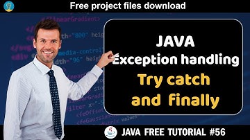 Java tutorial #56 | Exception handling - Try catch and  finally | Java course for beginners