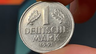 1991 Germany 1 Mark Coin • Values, Information, Mintage, History, and More