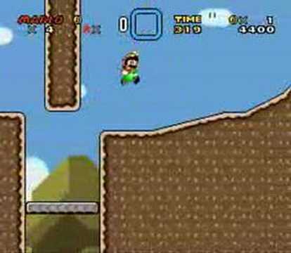Super Mario World Custom Level: Choco Mountain