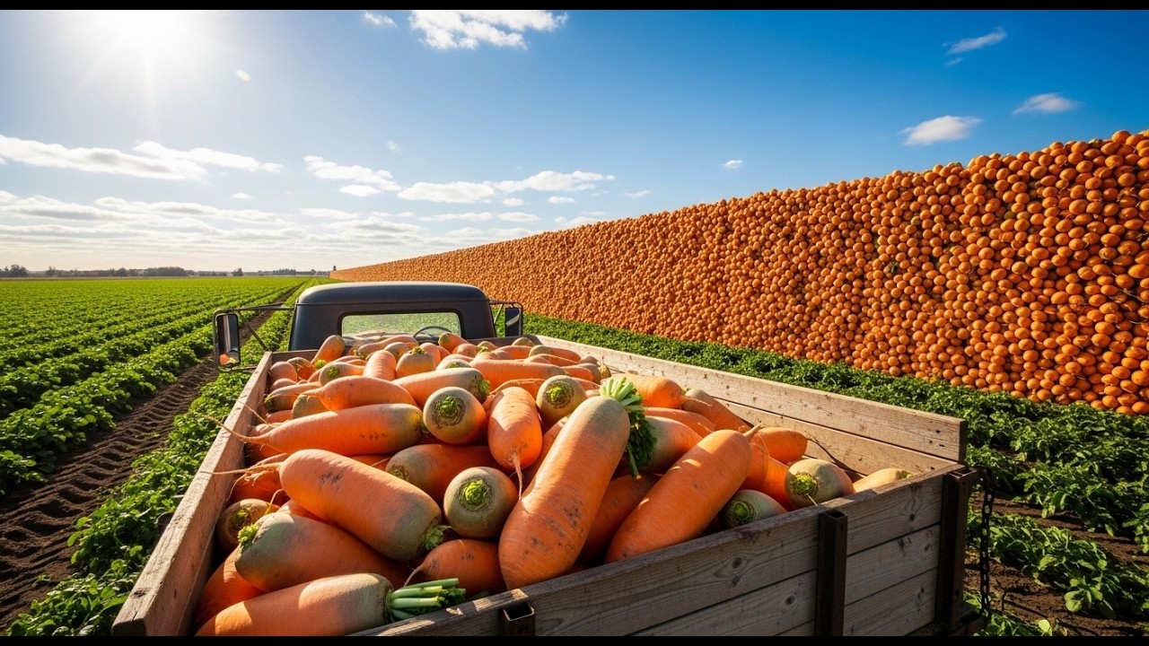 Incredible Industrial Harvesting Process: How Millions of Tons are Harvested