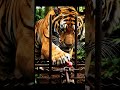 Will the Tiger Step on the Hidden Trap for the Bait? #tiger