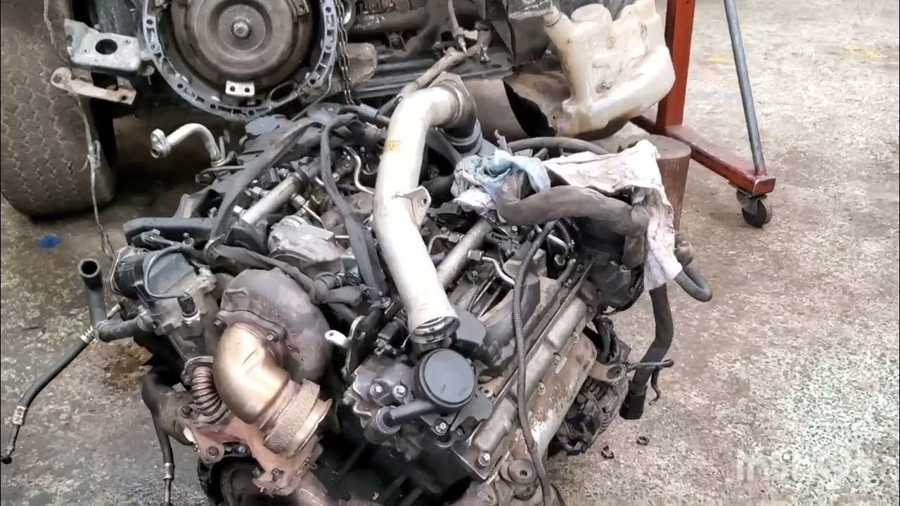 How to overhaul Mercedes OM642 Engine - YouTube