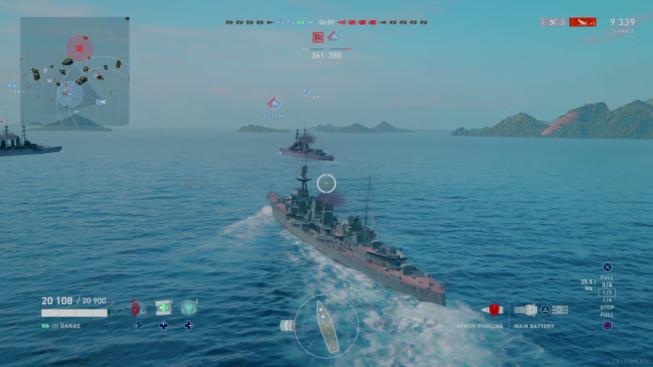 World of Warships - A Battleship Escort