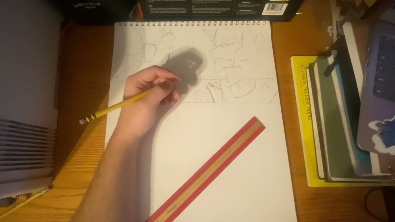 massive drawing on how i became the worlds greatest hero