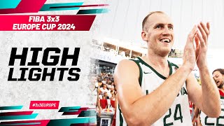 Lithuania 🇱🇹 v Switzerland 🇨🇭 | Men | Bronze Game Highlights | FIBA 3x3 Europe Cup 2024