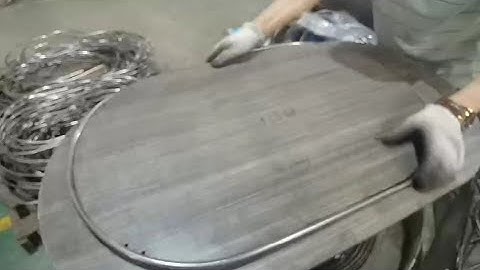 2D Big Oval Shape Automatic Big Wire Bending Machine