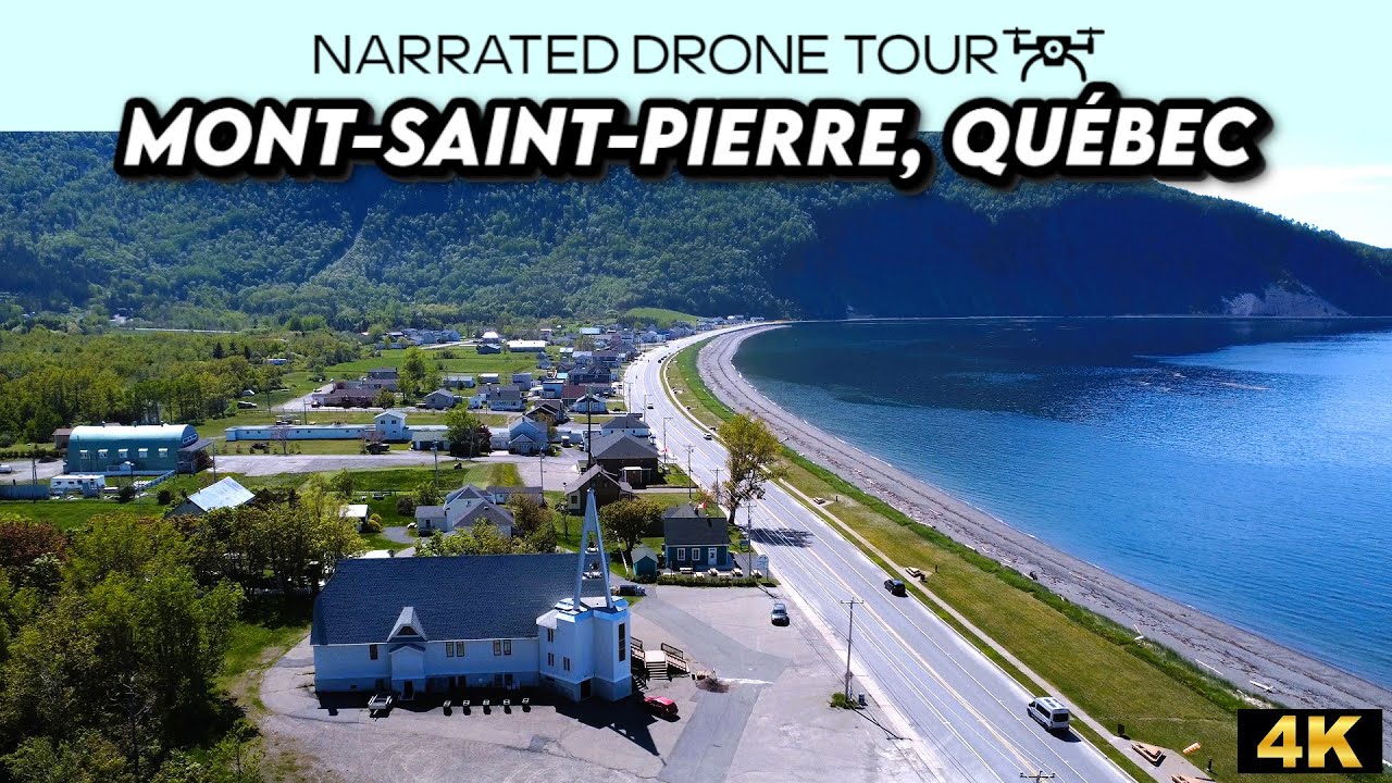 🌄 Soar Above Mont-Saint-Pierre, Québec in Stunning 4K | Epic Drone Footage 🎥✨