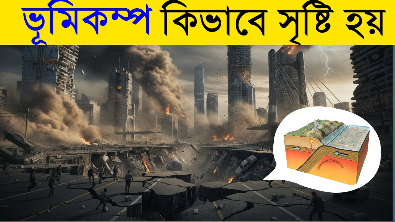 ভূমিকম্প কিভাবে সৃষ্টি হয় | HOW EARTHQUAKE OCCURS
