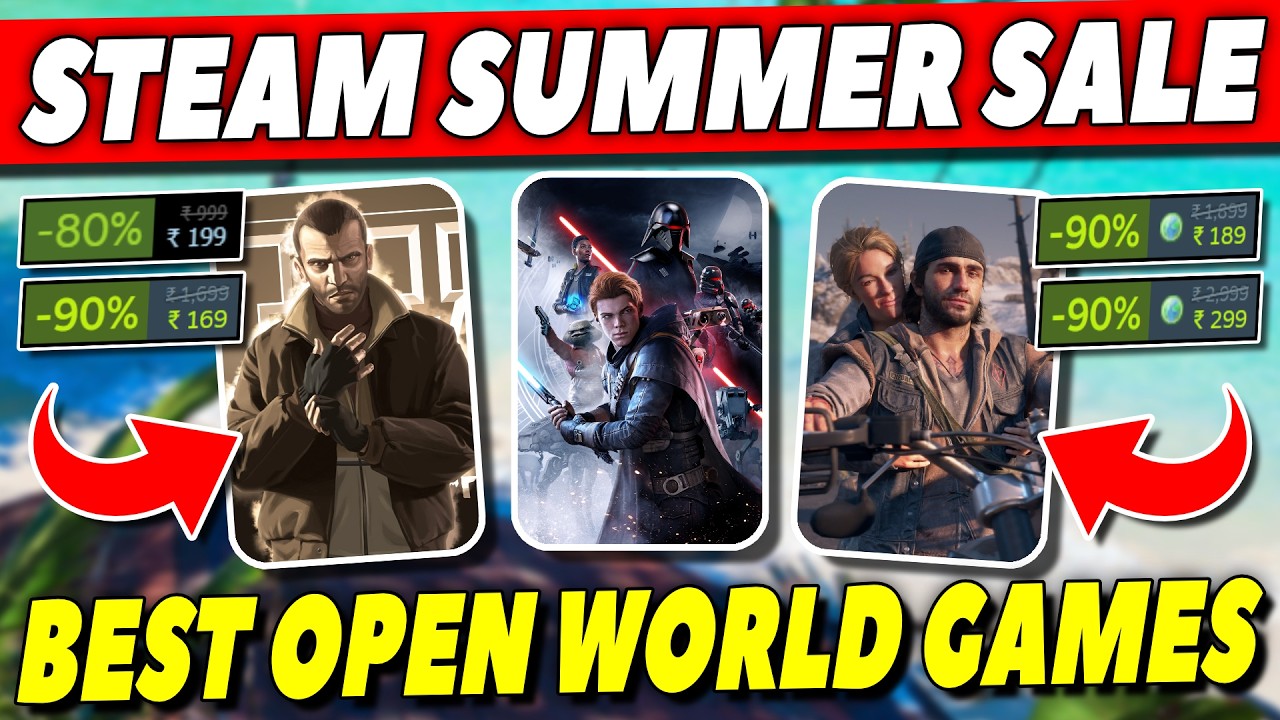 Best Open World Games Deals Steam Summer Sale 2024 - YouTube