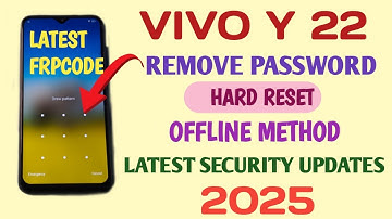 Vivo Y22 Pattern, Password Remove By Hard Reset | Vivo Y22 Ka Lock Kaise Tode Without Pc | 100% Ok.