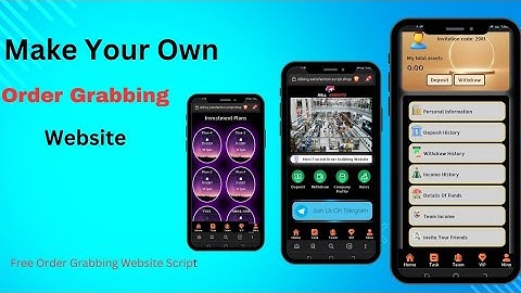 Make Your Own Mall Investment Order Grabbing Website || Order Grabbing Free Script