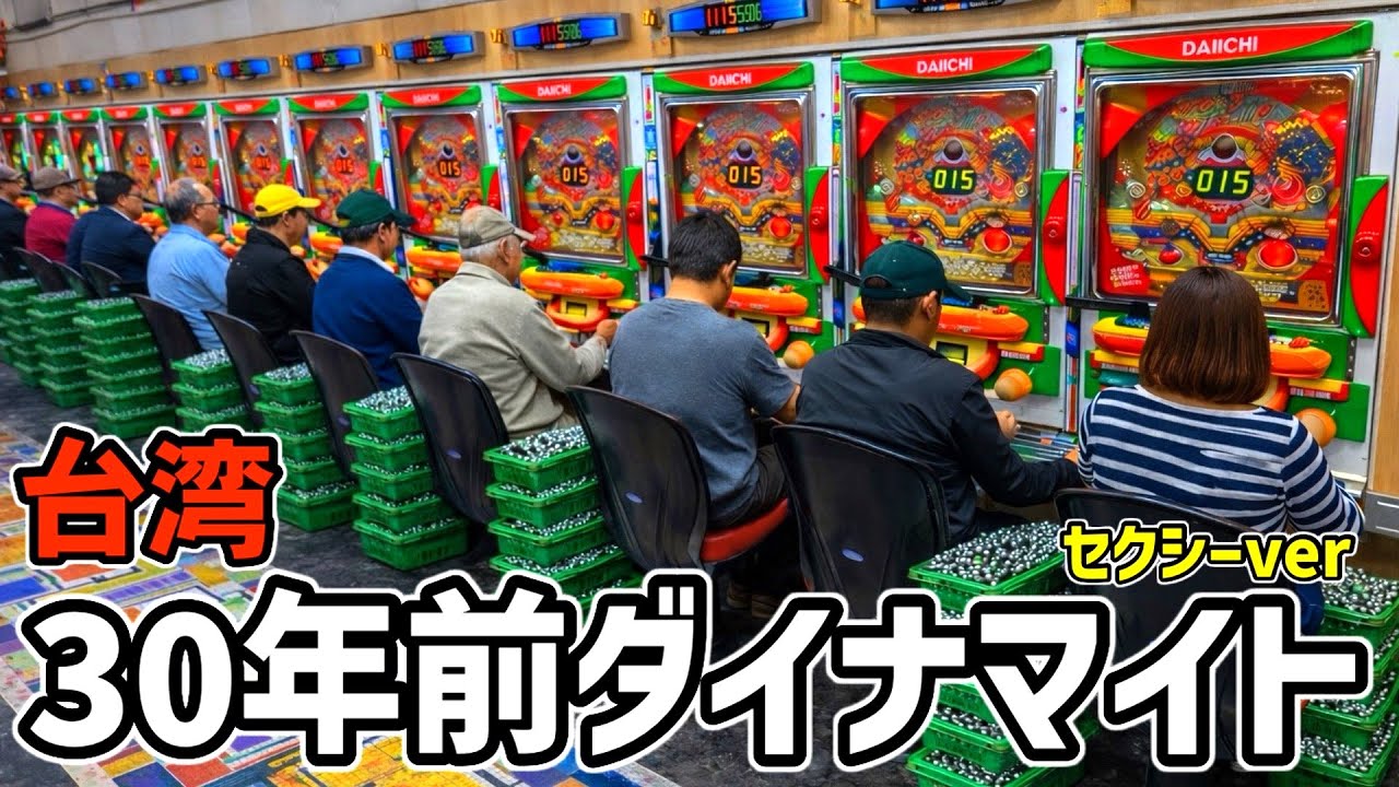 台湾】天井から一撃爆裂チャンス！30年前台が魔改造されたセクシー