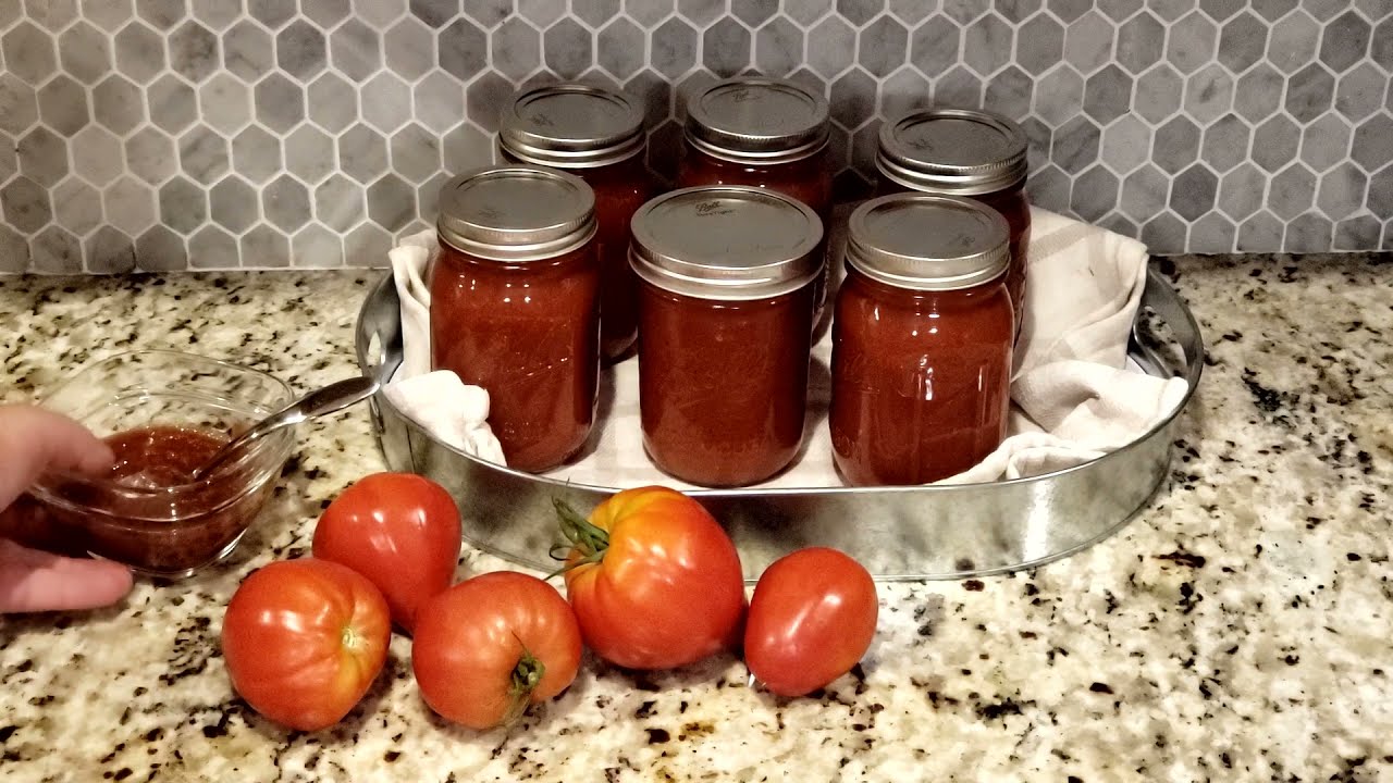 Homemade Ketchup YouTube