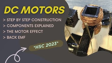 Simple (but crap) DC Motor Explained/Electromagnetism - HSC 2023
