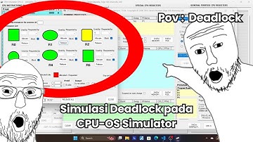 Simulasi Deadlock menggunakan CPU-OS Simulator