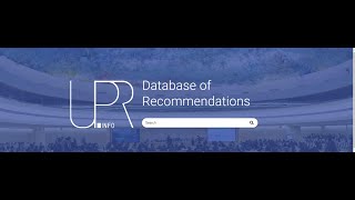 Database of UPR Recommendations and Voluntary Pledges - Demo