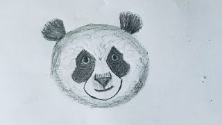 “Learn How to Draw a Cute Panda Face Step by Step | Easy Drawing Tutorial for Beginners”
