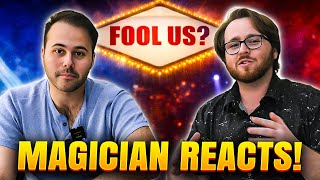 Magician Reacts to His Own Fool Us Performance