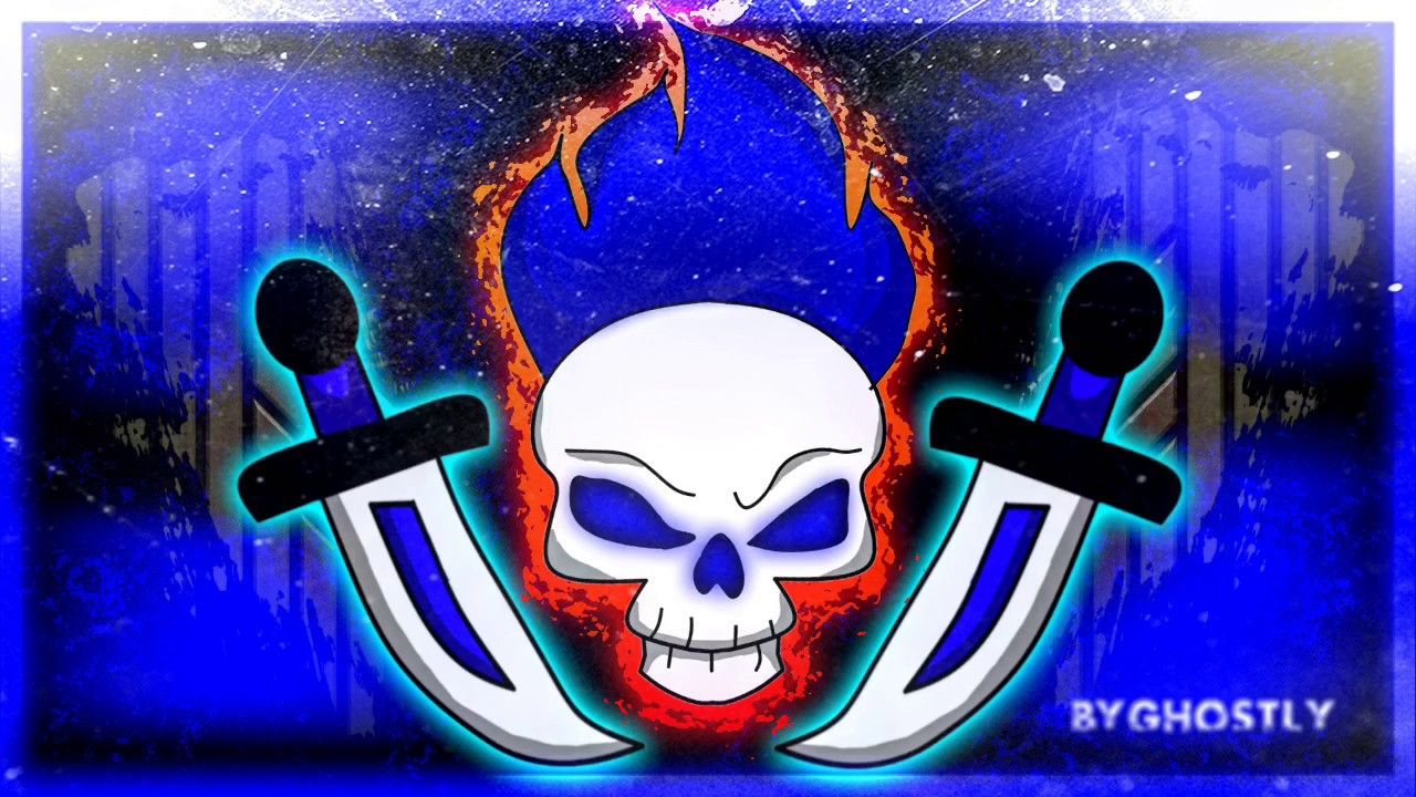 🔥🔥 Fire Skull Logo | speed art | 🔥🔥